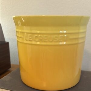 Le Creuset Stoneware Large Utensil Crock, Yellow